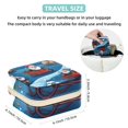 thumbnail image 5 of Christmas Sleigh Travel Portable Square Jewelry Box Earring Necklace Bracelet Organizer Storage Display Case Holder Stand Decorative Box Organize, 5 of 6
