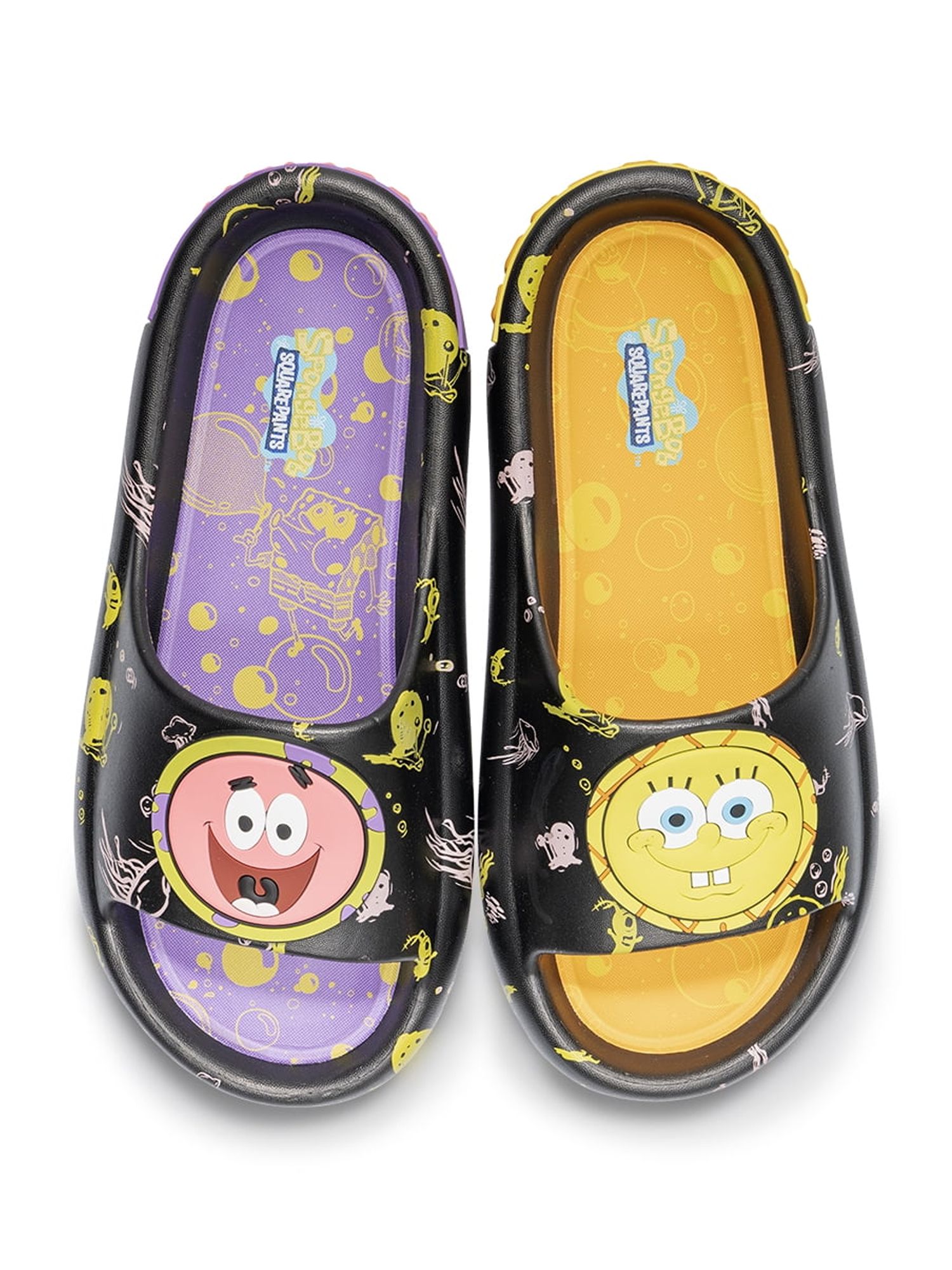 SpongeBob SquarePants Men's Character Slide Sandals photo 4