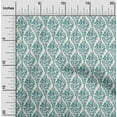 thumbnail image 2 of oneOone Viscose Jersey Teal Green Fabric Asian Block Fabric For Sewing Printed Craft Fabric By The Yard 60 Inch Wide, 2 of 4