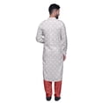 thumbnail image 5 of Atasi Printed Rayon Pathani Kurta With Solid Salwar For Mens Party Wear, 5 of 5