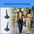 thumbnail image 5 of Medline TriGlide Folding Cane, Walking Cane, 32-In to 37-In Adjustable Height, 350 lb. Weight Capacity, Blue, 5 of 7