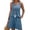01 Blue, variant on Sets for Women Tank Top & Shorts Set, 2 Piece Linen Blend Outfit, Casual Summer Lounge & Beach Wear for Vacation