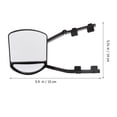 thumbnail image 2 of UPGRATOR 1Set Extension Mirrors For Rv Towing Clear Vision Broad Reversing 15x5.5in, 2 of 7