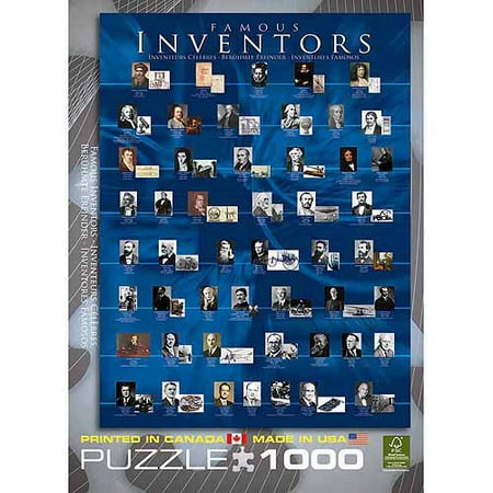 EuroGraphics Famous Inventors 1000-Piece Puzzle