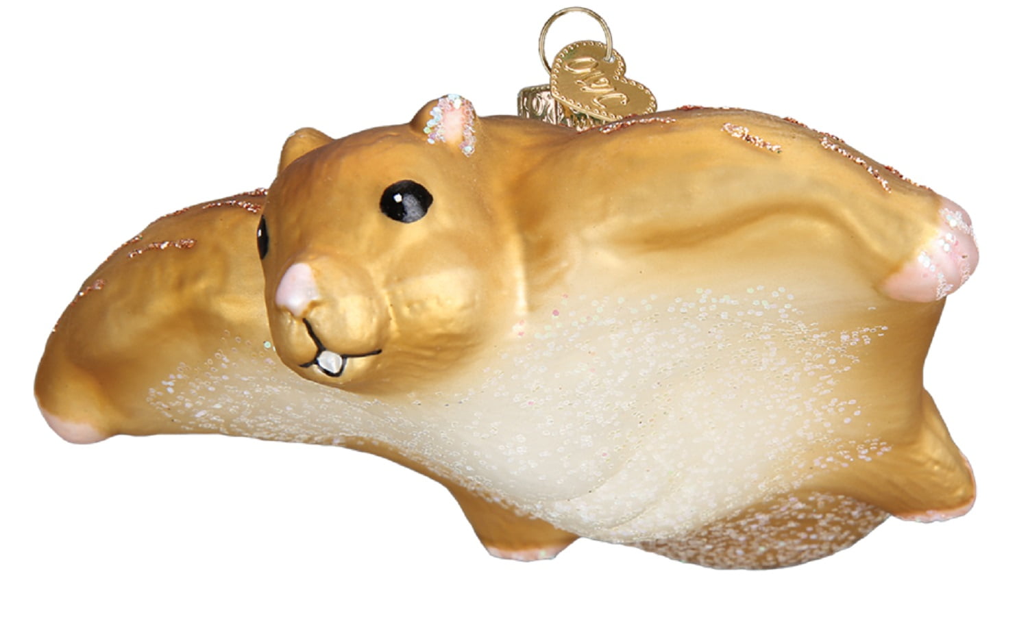 Old World Christmas Brown Flying Squirrel Holiday Ornament Blown Glass ...