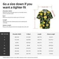 thumbnail image 5 of Kdxio Men'S Hawaiian Shirt For Men Short Sleeve Shirt Lemon Fruits Flowers Leaves Summer Casual Holiday Beach Button Down T-Shirts, 5 of 5