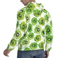 thumbnail image 6 of Sikiie Green Kiwi Men's Hoodie, Essentials Hoodie, Sweatshirt, Pullover Hooded Sweatshirt for Men-X-Large, 6 of 7