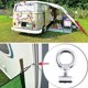 thumbnail image 2 of Riwesomey Juego de 8 unidades de tope de riel para toldo de caravana de acero inoxidable, gancho de repuesto reutilizable para automóvil, Accesorios para vehículos recreativos, 2 of 6