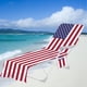 thumbnail image 5 of Ganfancp Funda para Silla de Playa con Bolsillos Laterales,Funda de Microfibra para Silla de Playa para Tumbona Piscina Tomar El Sol Jardín Playa Hotel,Fácil de Llevar Artículos En Liquidación 1X Fun, 5 of 6