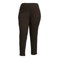thumbnail image 3 of (2 pack) JMS Just My Size by Hanes Women's Plus Size 2 Pocket Pull On Pants, Single and 2 Pack, 3 of 9