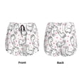 thumbnail image 5 of Vsdgher Alpacas and Hearts Print Women's Running Double Layer Shorts High Waisted with Pockets Elastic Yoga Workout Athletic Gym Sports, 5 of 8