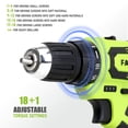 thumbnail image 4 of Juego de herramientas, destornillador inalámbrico de iones de litio FASTPRO de 20 V, 177 piezas, 4 of 9