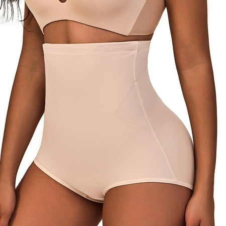 GENGING Panties for Women Womens Solid Color Thin Style Sexy Roll Back Clearance Items Retract Waist Lift Buttocks Ventilate Plus Size Shapewear Pants