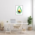 thumbnail image 2 of Stupell Industries Morning Avocado with Sunrise Modern Shape Abstraction Food & Beverage Painting Gray Framed Art Print Wall Art, 24 x 30, 2 of 7