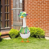 Japceit Goose Costume Outfit for Porch and Yard, Holiday Decorative Clothing for Lawn and Courtyard, Funny Animal Shaped Attire for Seasonal and Themed Decorations
