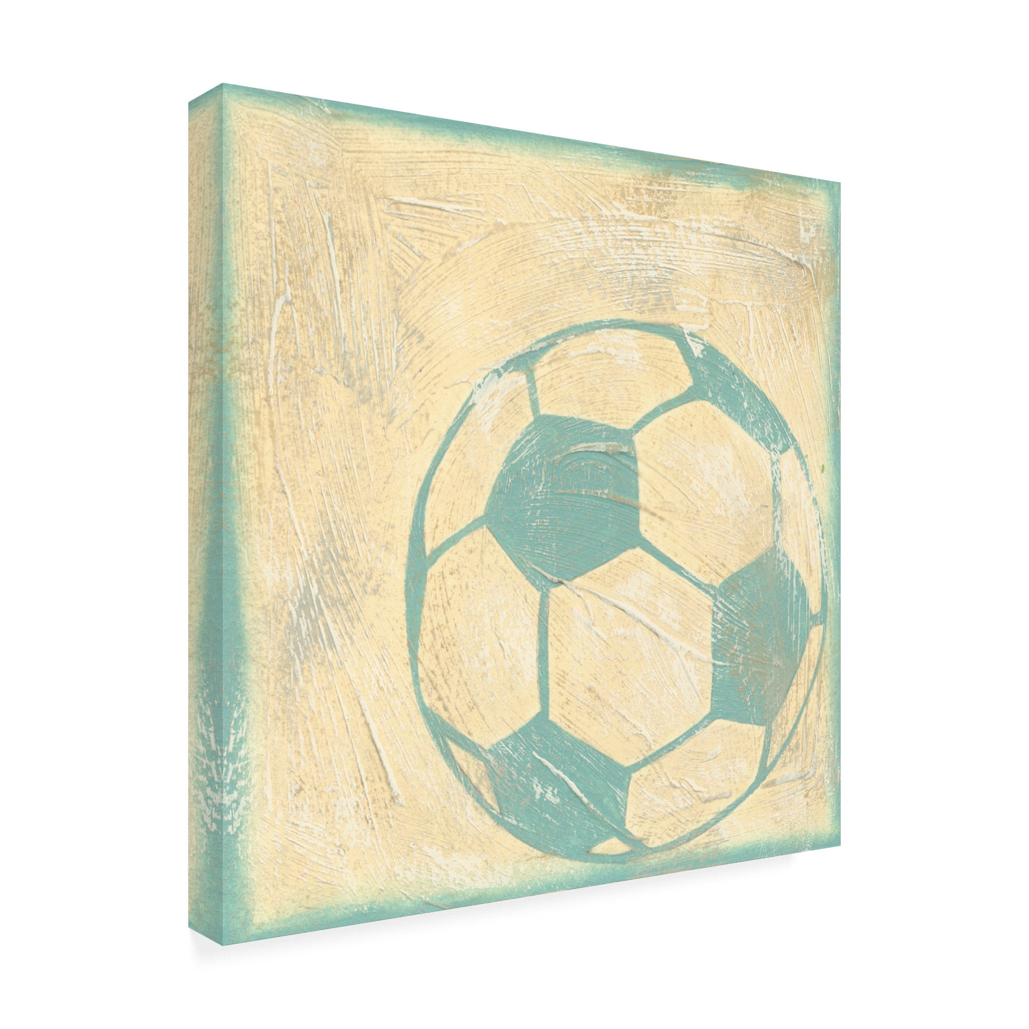 Trademark Fine Art 'Soccer Rules' Canvas Art by Chariklia Zarris
