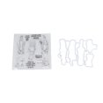 thumbnail image 1 of Kit Transparent, Estampage Transparent Sain pour Bricolage Bricolage Scrapbook, 1 of 8