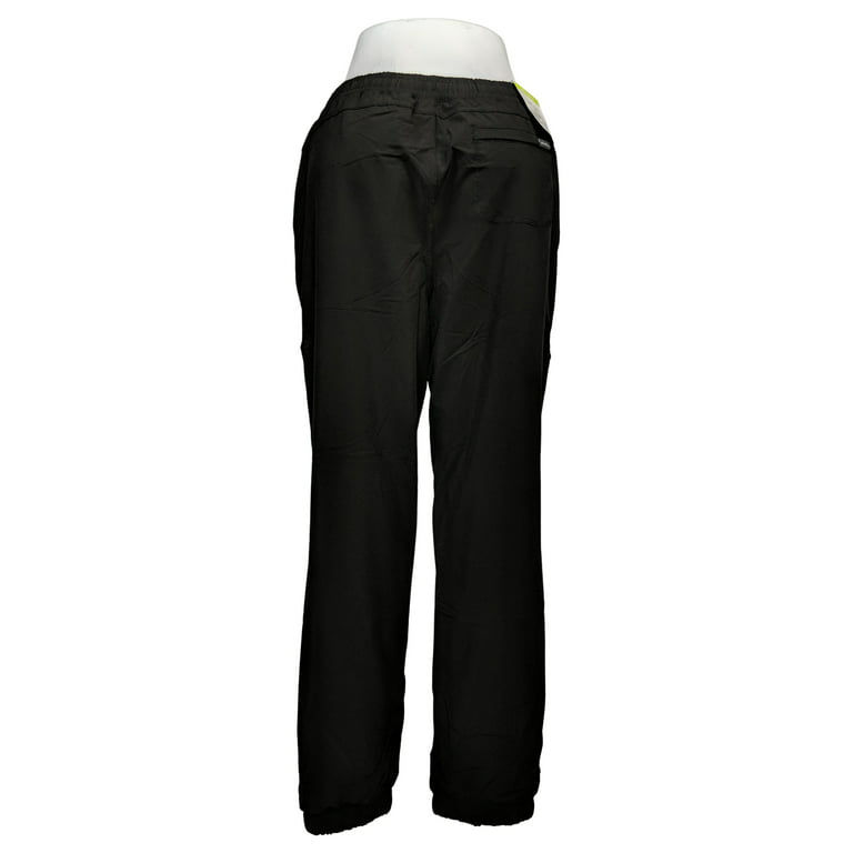 Eddie Bauer Women's Polar Fleece-Lined Pull-On Pants Size: 10, Color:  Black/Plaid