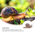 thumbnail image 2 of 2 Pcs Figurine d'Escargot Simulation Jouet d'Escargot Modèle Éducatif Animal Simulation, 2 of 7