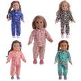 thumbnail image 5 of AmaMary 18 Inch Doll Clothes – Cozy Cotton Two-Piece Pajama Set, Colorful Print Sleepwear for Dress-Up & Pretend Play, Adorable Gift for Girls Ages 3+, 5 of 6