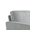 thumbnail image 3 of Lifestyle Solutions Lorelei Mid-Century Modern Loveseat, Light Gray Fabric, 3 of 11