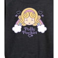 thumbnail image 3 of Polly Pocket - Polly Pocket Rainbow Hearts - Women's French Terry Long Sleeve Shirt, 3 of 5