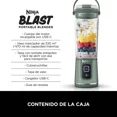 thumbnail image 3 of Licuadora Ninja Portatil Verde Suave 18oz Cl155asgv (Reacondicionado), 3 of 5
