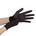 thumbnail image 4 of Bluzen Small Black 6 mil Powder Free Nitrile Examination Gloves, 100 per box -- 10 boxes per case, 4 of 5