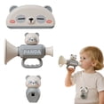 thumbnail image 2 of Kids Harmonica Whistle Set, 3 Piece Portable Musical Instrument Toy with Panda Design, for Children Ages 3 And up, 2 of 8