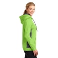 thumbnail image 2 of Sport-Tek Women's Fleece Colorblock Hooded Pullover, 2 of 3