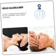 thumbnail image 4 of Head Massager Scalp Massager Massage Tools Massager Handheld Head Care Tool Plastic Head Claw Head Claw Massager Spa Blue Steel Ball Instrument Nursing Claw Massage, 4 of 5