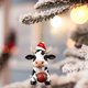 thumbnail image 4 of Adornos Para El Árbol De Navidad Adornos Navideños Vaca Baloncesto Adornos Acrílicos Para El Árbol De Navidad Adornos De Año Nuevo Adornos De Vaca Baloncesto Para Colocar En El Árbol De Navidad, 4 of 5