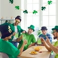 thumbnail image 3 of TETOU 4.5ft St. Patrick Day Garland Felt Shamrock Banner with Wooden Beads Fireplace Wall Shelf Home St Patricks Day Decorations, 3 of 7