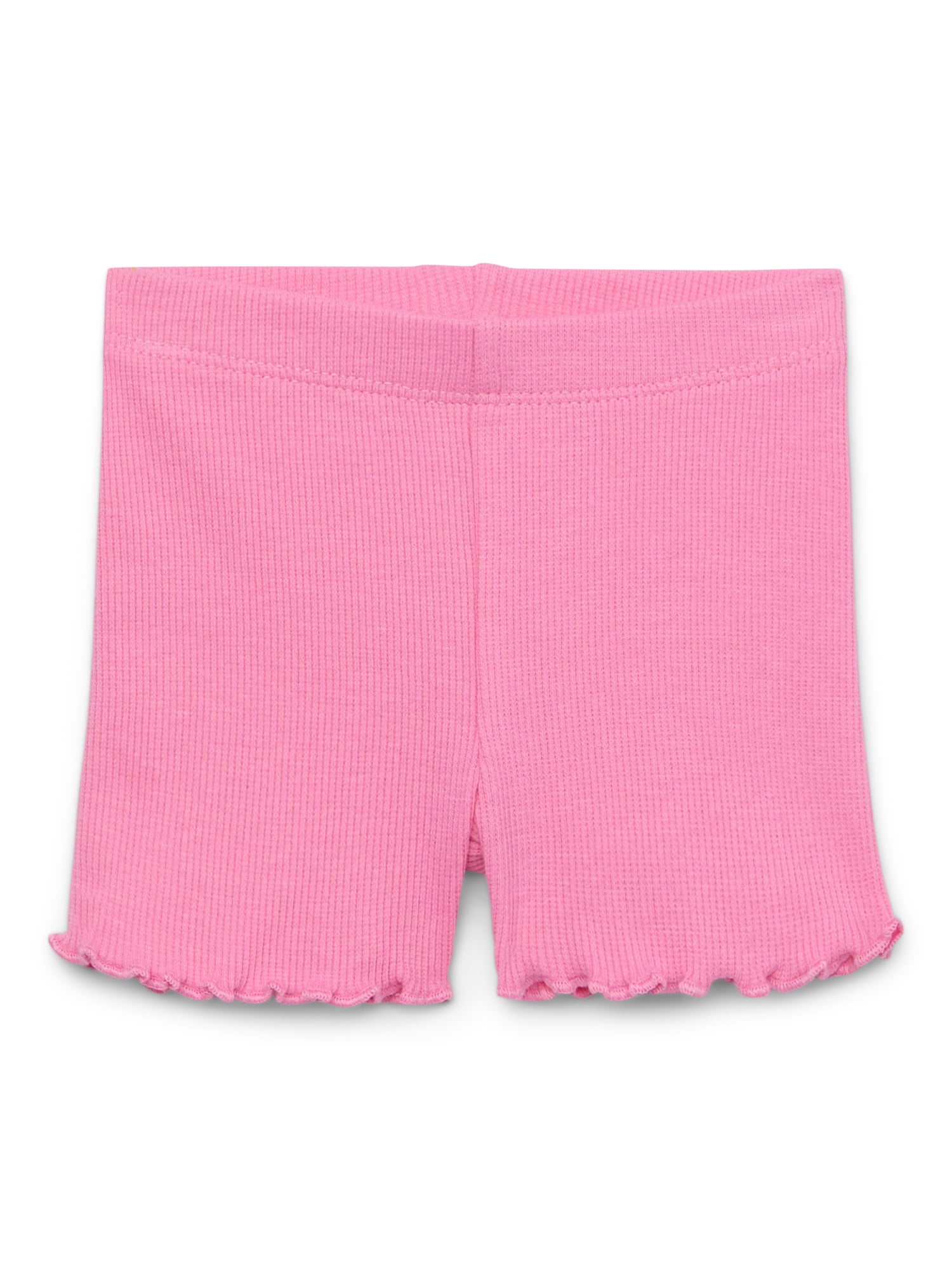 Garanimals Baby Girl Lettuce Hem Biker Shorts, Sizes 0-24 Months