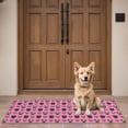 thumbnail image 4 of Pink Pug Puppies Door Rugs,Washable Non Slip Door Mats Indoor,Decorative Door Mats,Entry Mat Indoor for Entrance,Bedroom,Kitchen,Bathroom,16"x47", 4 of 6