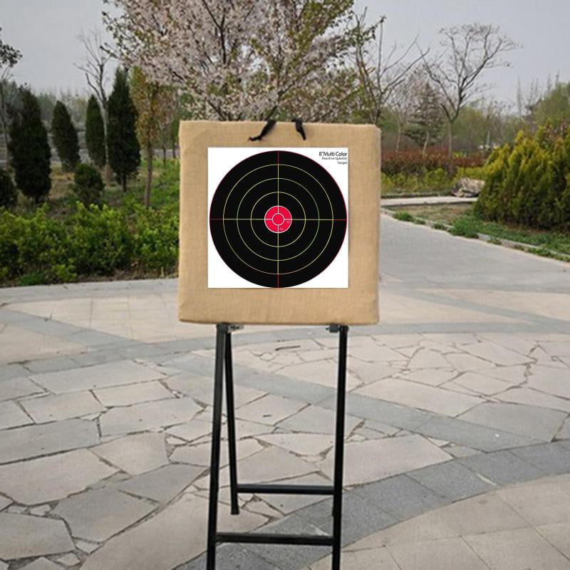 10pcs Thick Card Paper Targets for Shooting Hunting Archery Practice QK 