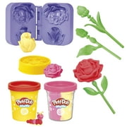 Play-Doh Lil Roses Flower Playset, Scented Modeling Compound for Kids Aged 3+
