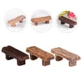 thumbnail image 4 of IFANLANDOR 3Pcs Mini House Bench Assorted Color Small Bench for Outdoor Garden, 4 of 7