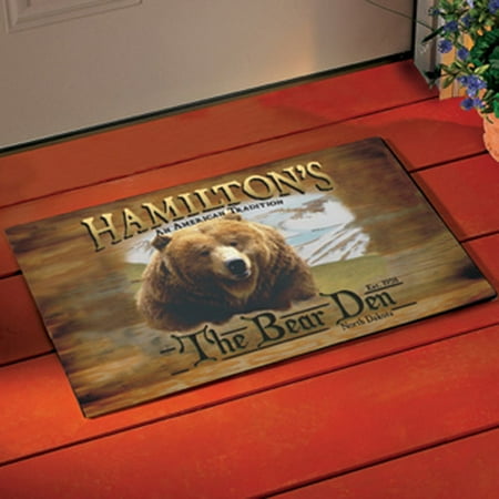 Personalized Bear Den Doormat