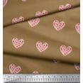 thumbnail image 2 of Soimoi Rayon Fabric Floral & Heart Printed Fabric 1 Yard 42 Inch Wide, 2 of 3
