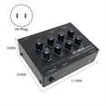 thumbnail image 2 of Preamp EQ207 7 Band Equalizers Sound Modifiers DC12V Power Input Audio Mixer Us Plug,1 x Sound Mixing Console,Black, 2 of 6