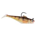 thumbnail image 1 of Powerbait Pre-rigged Swim Shad, 3Pk, 3" HD Yellow Perch, 1 of 2