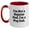 White/Red, variant on Funny Pug Dad Gifts for Him, Unique Christmas Unique Gifts from Friends or Family, Pug Dog Lover Two Tone Coffee Mug
