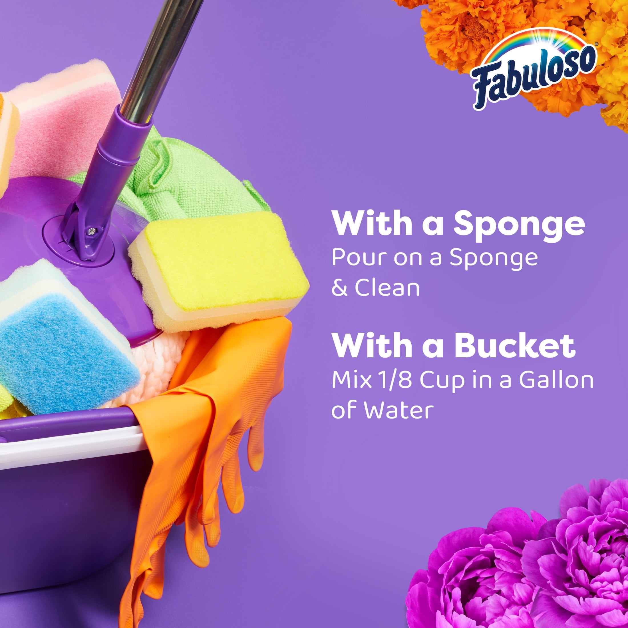 Fabuloso 2X Limited Edition Dia de los Muertos Multi-Purpose Cleaner, Garden Scent, 33.8 fl oz