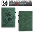 thumbnail image 4 of Case for Amazon Kindle Fire Max 11 Case (13th Generation, 2023 Release) 11" Released,PU Leather Embossed Coconut Tree Slim Case with Pencil Holder Card Slot Protective Smart Cover,Green, 4 of 6