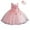 Style D#012 Pink, variant on Girls Princess Gown Performance Girls Sleeveless Tulle Dress with Floral Embroidery and Sequin Appliqué Ball Gown Style Formal Party Wear for Children Princess Dress Up for Girls 4-6 (Champagne 60)