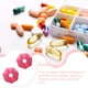 thumbnail image 3 of Cateissary Paquete de 2 pastilleros, 7 rejillas, almacenamiento diario, dispensador de pastillas, caja organizadora Almacenamiento y organización del hogar Rojo, 3 of 6