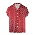thumbnail image 4 of BOBOGOJP Mens Shirts Button Down Plain Shirts Short-Sleeve Work Shirt Regular Fit Solid Tops,Red XXL, 4 of 4