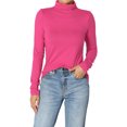 thumbnail image 1 of TheMogan Women's S~3X Essential Soft Jersey Ruched Turtle Neck Long Sleeve Slim Fit Top, 1 of 7