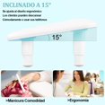 thumbnail image 4 of Reposabrazos para U&ntilde;as con 4 Soportes Ajustable Coj&iacute;n de Cuero Soporte para Manicura Pedicura en Forma de U Almohada Esponja de Mano Nail Arm Rest para Tecnolog&iacute;a de U, 4 of 7